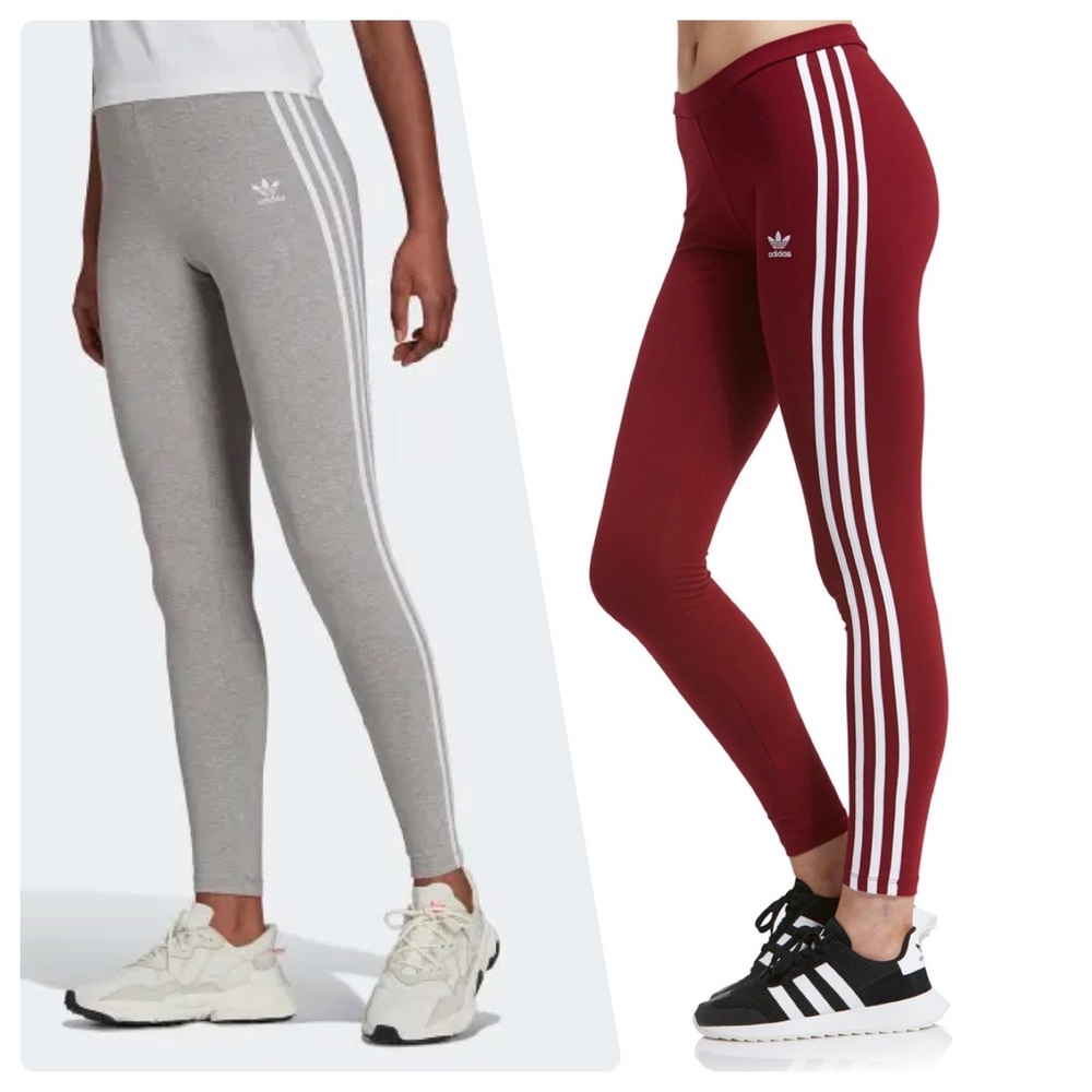 Bundle of Adidas 3 Stripe Leggings in size Medium
